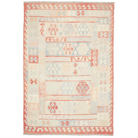 Rug Killim 174x246 Terracotta Light Blue