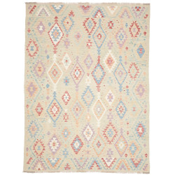 Rug Killim 178x240 Beige With Pastel Accents