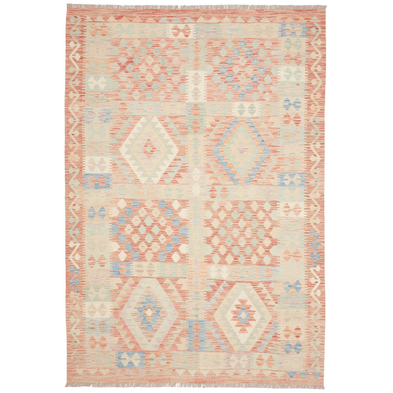 Rug Killim 171x250 Terracotta Sky Blue