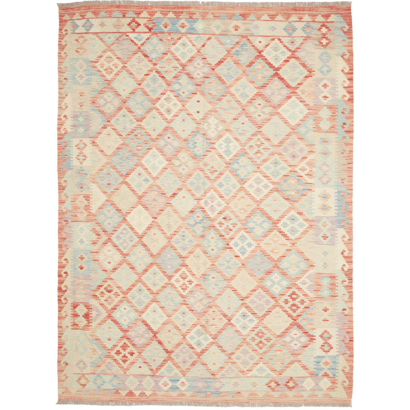 Rug Killim 183x246 Cream Coral