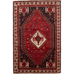 Tappeto Originale Shiraz Persia 160x250 Rosso B
