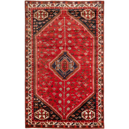 Tappeto Originale Shiraz Persia 152x245 Rosso B
