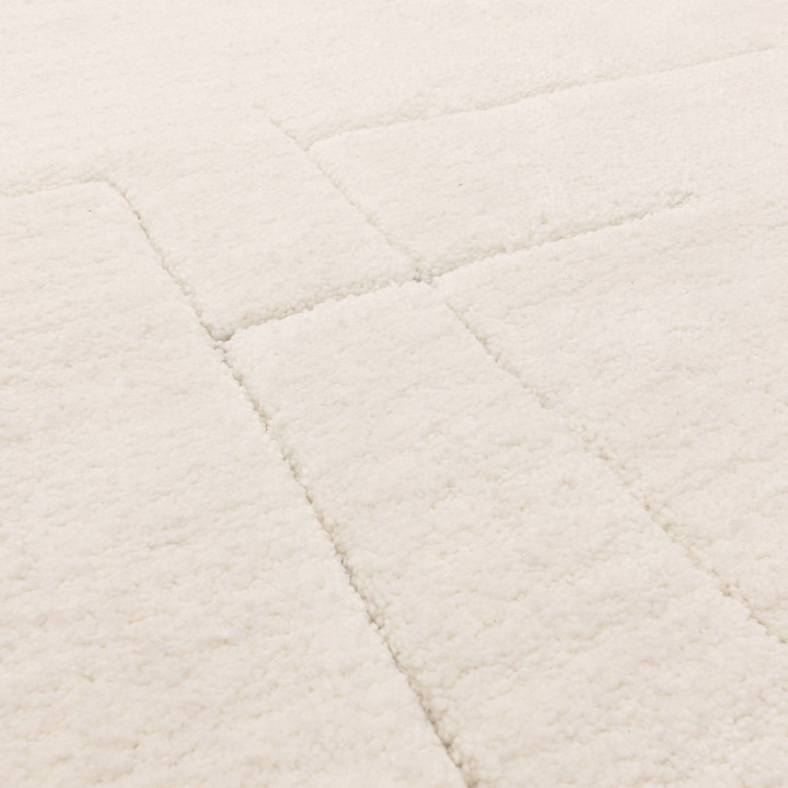 Rug Fes geometric white and cream 120x170 cm