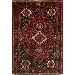 Tappeto Originale Shiraz Persia 168x248 Rosso S