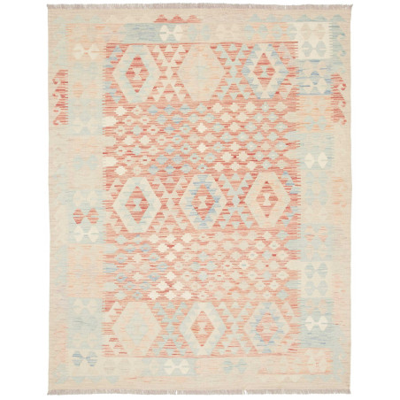 Rug Killim 148x192 Off-white Terracotta