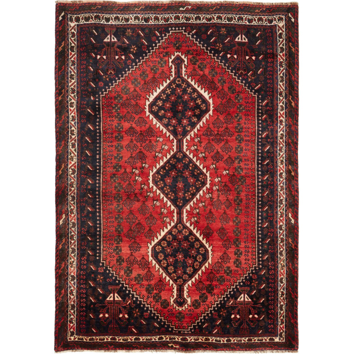 Tappeto Originale Shiraz Persia 170x247 Rosso B