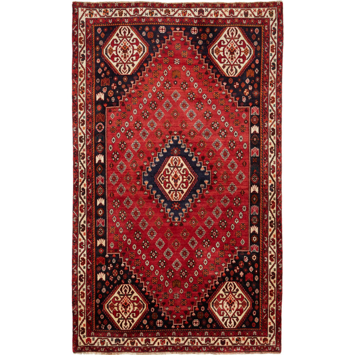 Tappeto Originale Shiraz Persia 175x290 Rosso B