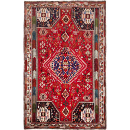 Hand Made Rug Shiraz Fine Persia 175x275 Red Da