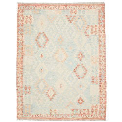 Rug Killim 153x196 Light Blue Cream