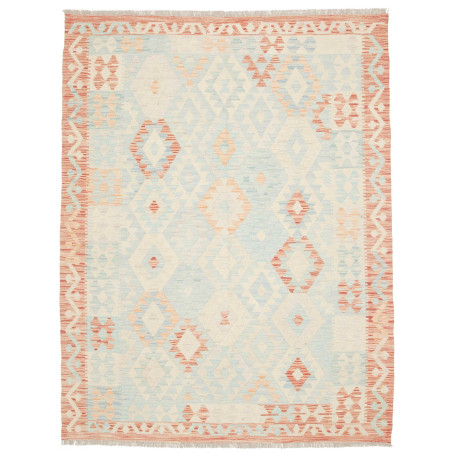 Rug Killim 153x196 Light Blue Cream