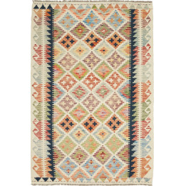 Hand Made Rug Kilim Afghanistan 122x184 Multico