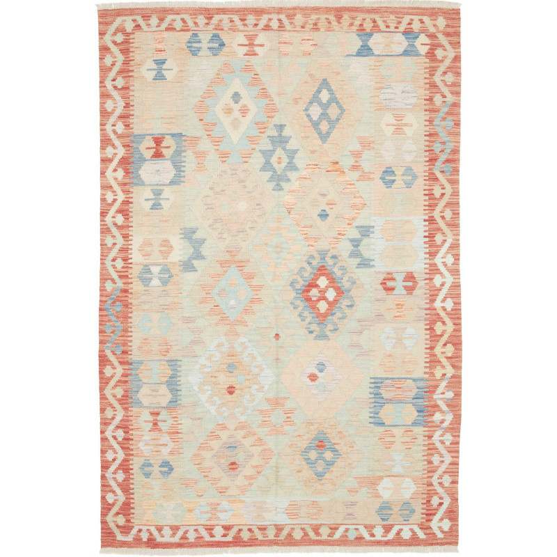 Rug Killim 127x190 Beige Terracotta