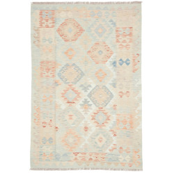 Rug Killim 122x179 Off-white Terracotta Orange