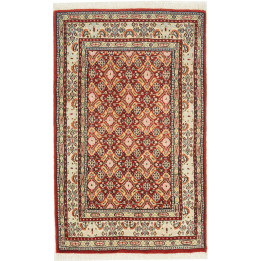 Hand Made Rug Moud Persia 55x90 Red Ivory