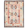 Rug Killim 137x180 Multi-colored Featuring Crea