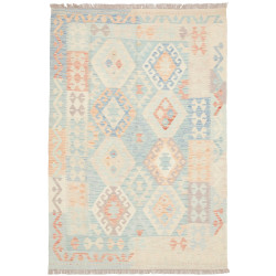 Rug Killim 125x183 Soft Blue Cream