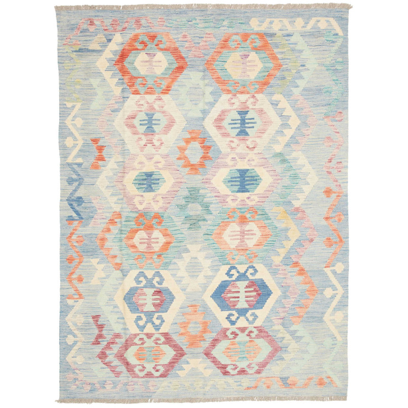 Rug Killim 133x174 Sky Blue