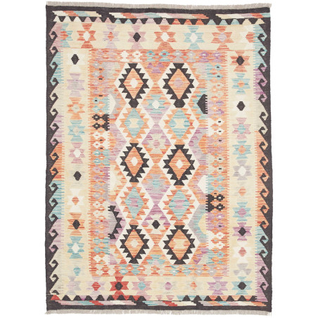 Rug Killim 131x177 Multicolor With Predominant
