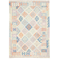 Rug Killim 126x174 Predominantly Pastel Cream L