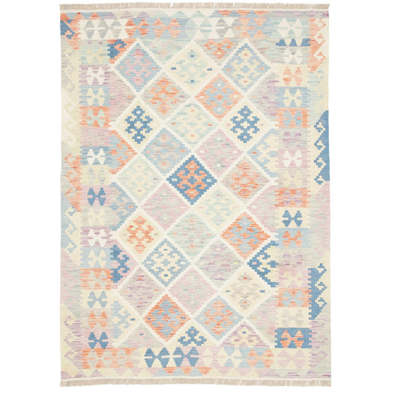 Rug Killim 126x174 Predominantly Pastel Cream L