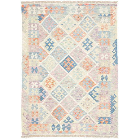 Rug Killim 126x174 Predominantly Pastel Cream L