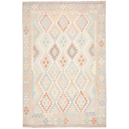 Rug Killim 199x291 Cream Coral