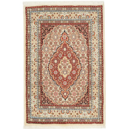 Hand Made Rug Moud Persia 61x90 Ivory Brick Red