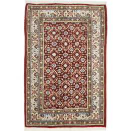 Hand Made Rug Moud Persia 60x92 Red Ivory