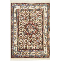 Hand Made Rug Moud Persia 64x91 Beige Dark Red