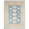 Rug Kazak Co 148x203 Ocean Blue With Cream Peac