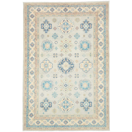 Rug Kazak Co 203x300 Muted Blue-grey Blue