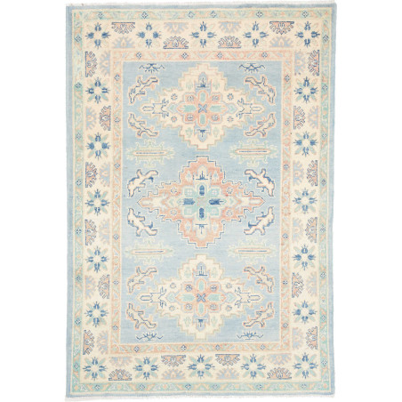 Rug Kazak Co 101x150 Sky Blue Cream