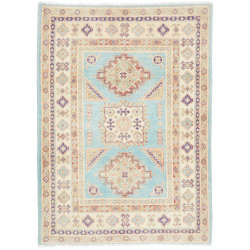 Rug Kazak Co 103x143 Muted Aqua Cream