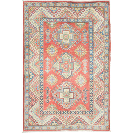 Rug Kazak Co 100x149 Terracotta Blue