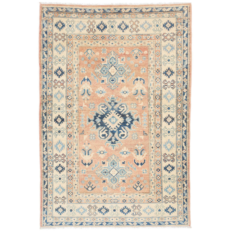 Rug Kazak Co 99x150 Peach Blue