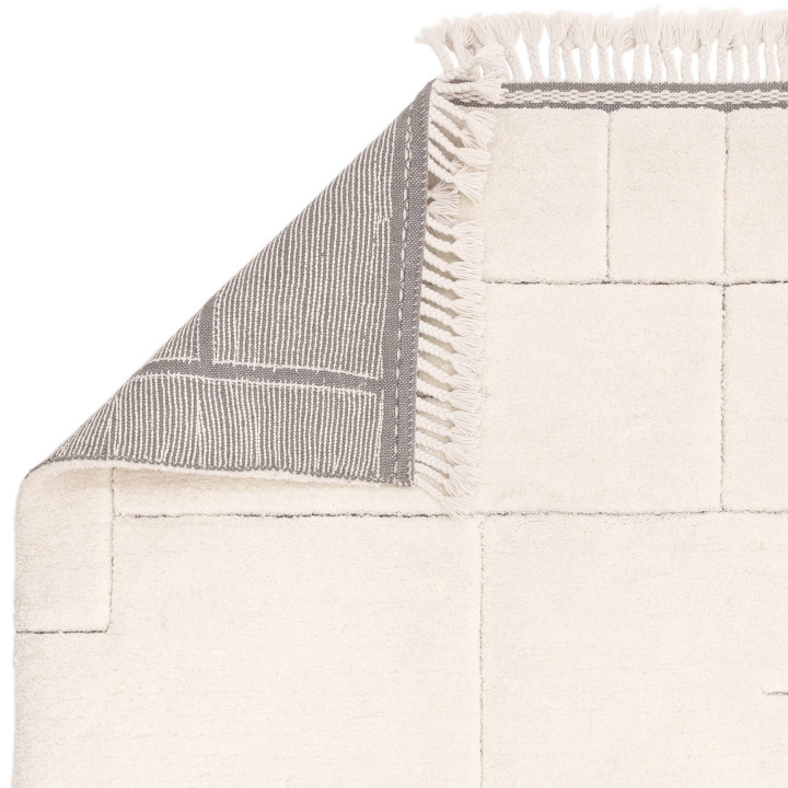 Rug Fes geometric cream and white 200x290 cm