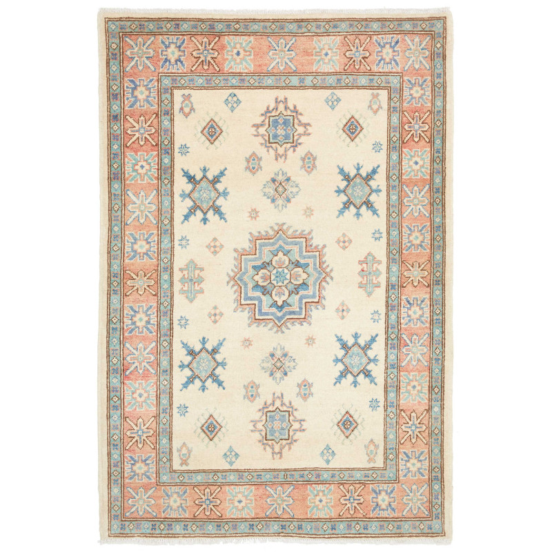 Rug Kazak Co 105x160 Cream Blue