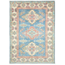 Rug Kazak Co 102x142 Predominant Blue With Crea