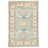 Rug Kazak Co 82x126 Aqua Cream
