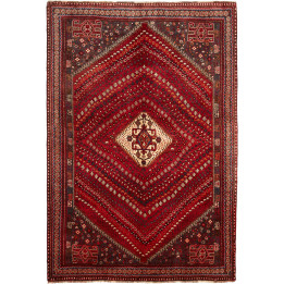 Hand Made Rug Shiraz Persia 170x249 Dark Red Da
