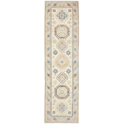Rug Kazak Co 82x296 Cream Blue