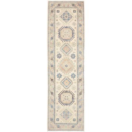 Rug Kazak Co 82x296 Cream Blue