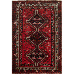 Tappeto Originale Shiraz Persia 171x251 Rosso M