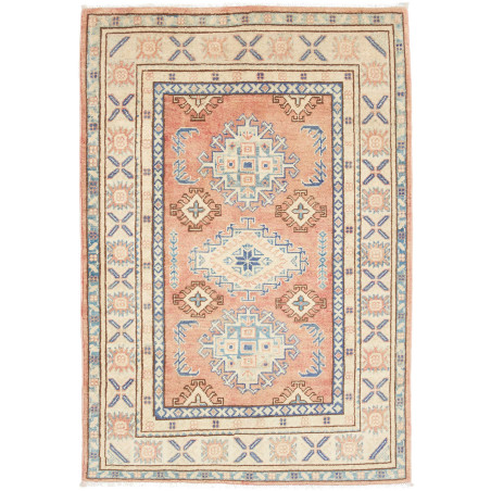 Rug Kazak Co 100x147 Terracotta Blue
