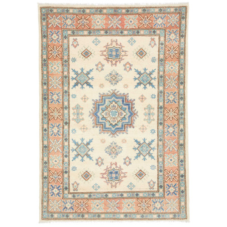 Rug Kazak Co 100x144 Cream Blue