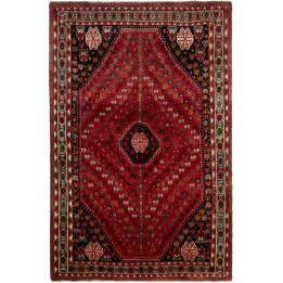 Tappeto Originale Shiraz Persia 162x250 Rosso N