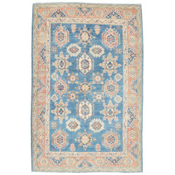 Rug Kazak Co 117x185 Cerulean Blue Terracotta