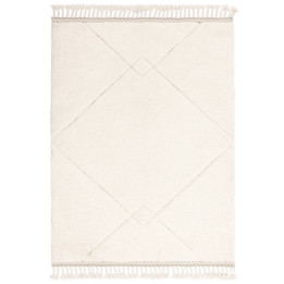 Rug Fes geometric cream and white 120x170 cm