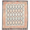 Rug Killim 262x290 Terracotta Sky Blue
