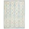 Rug Killim 260x340 Sky Blue Cream